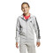 Campera Infantil Adidas Essentials JRS Gris - Negro