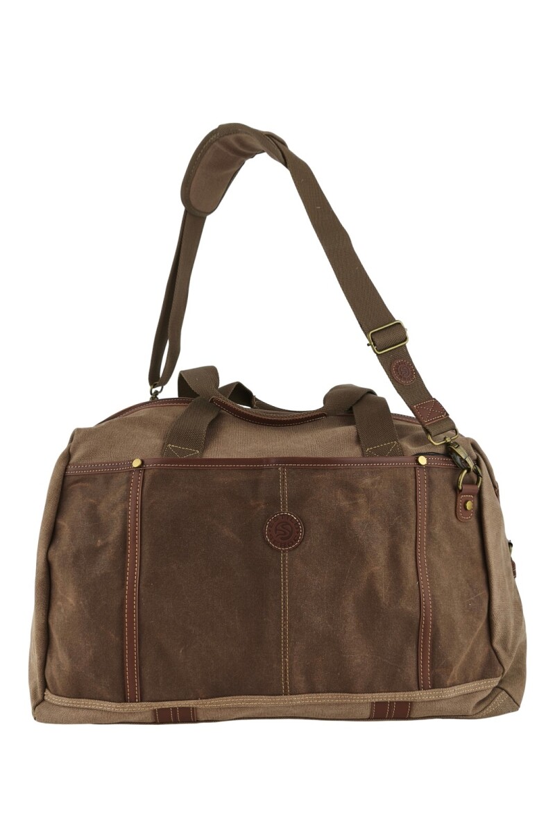 Bolso de viaje y deporte Marrón