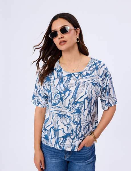Blusa estampada Estela DISEÑO 1