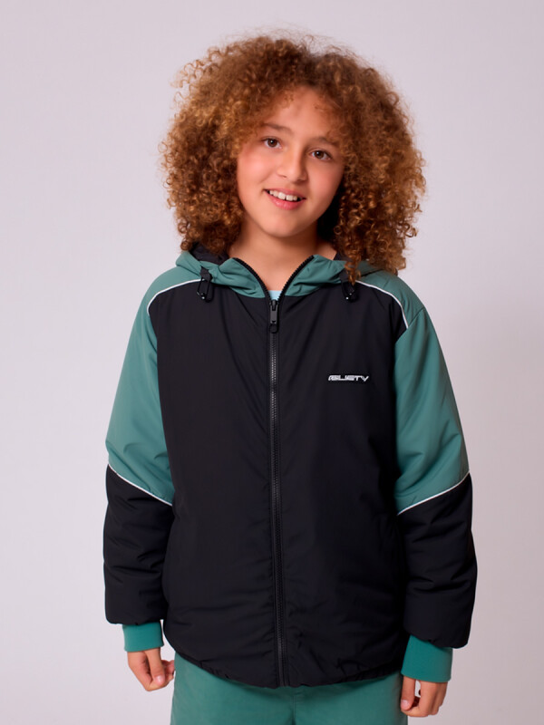 CAMPERA BUKKU TEEN RUSTY Gris Oscuro