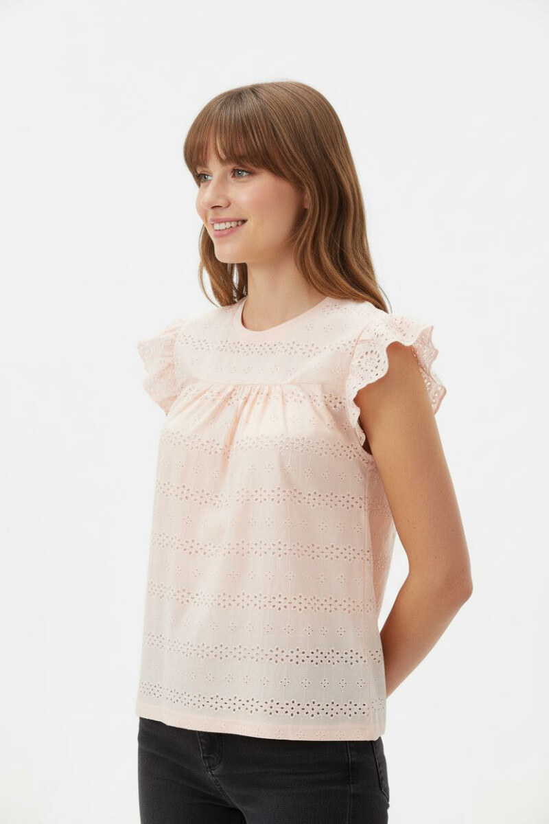 Remera Barbe - Rosa Viejo 