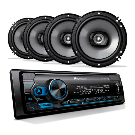 Combo Pioneer Radio + 4 Parlantes Mvh-s320bt Combo Pioneer Radio + 4 Parlantes Mvh-s320bt