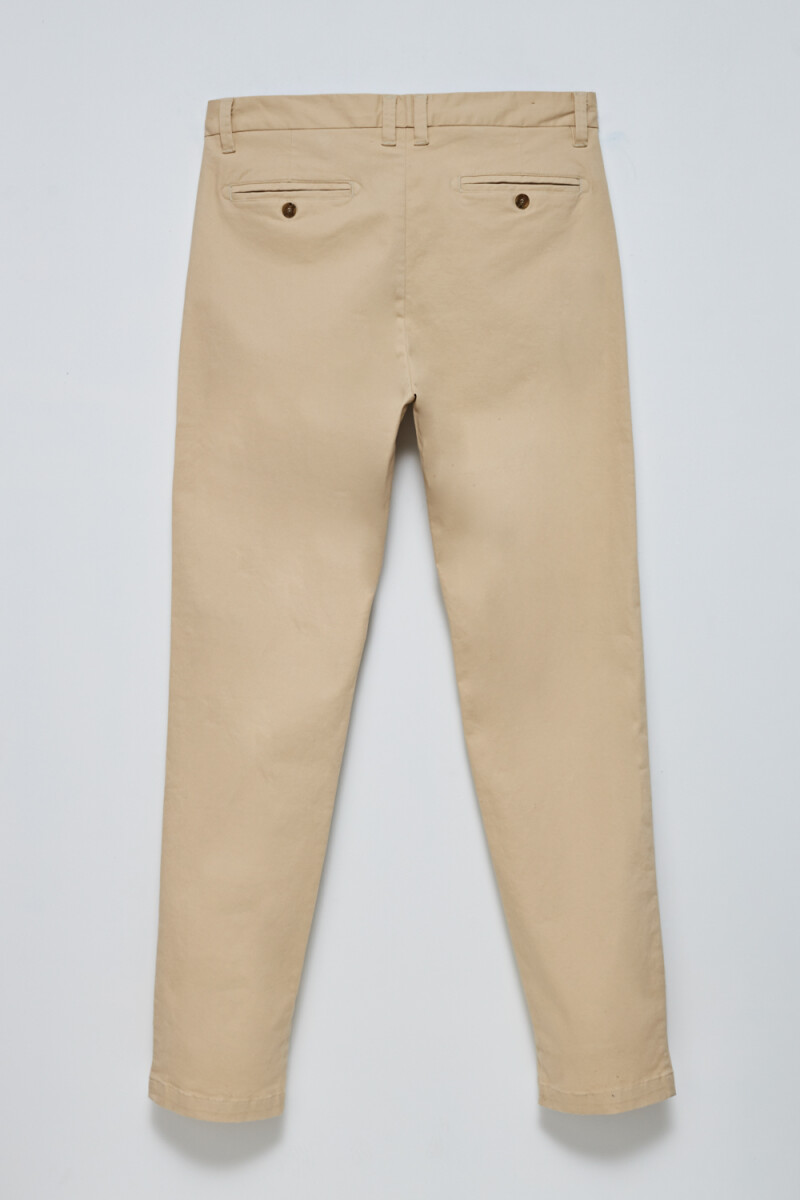 Pantalón chino Beige