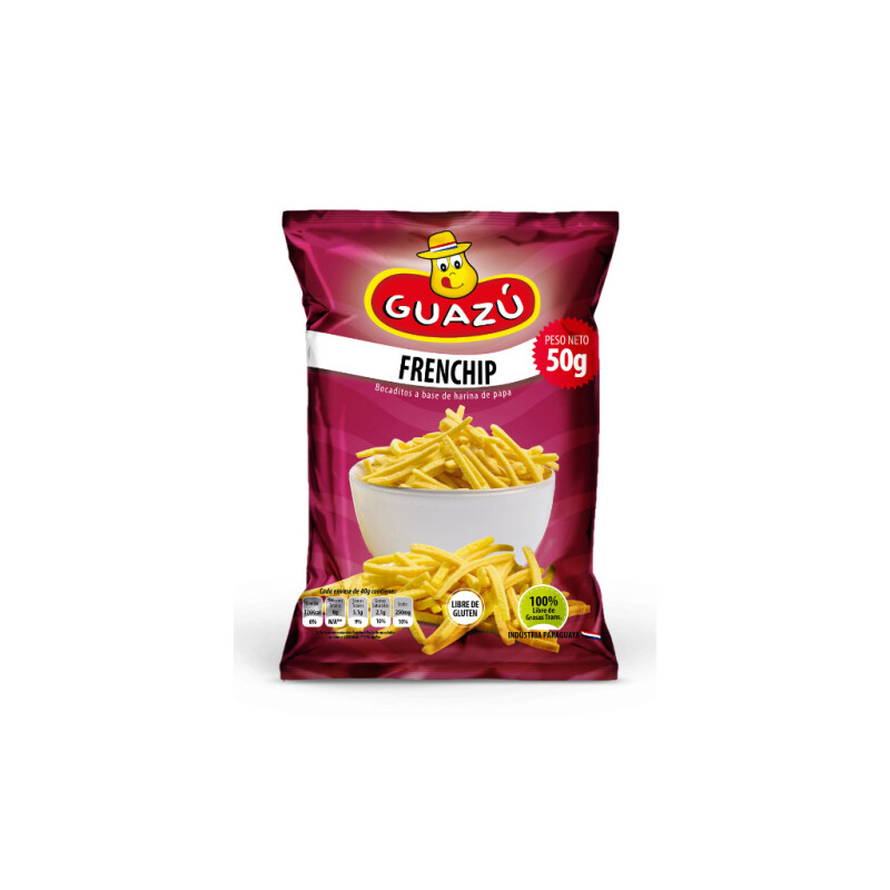 Guazu Papas Fritas Frenchip 50g Guazu Papas Fritas Frenchip 50g
