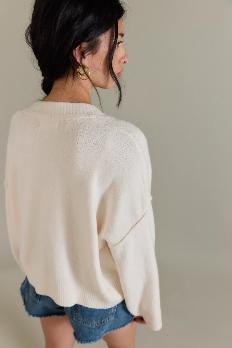 CÁRDIGAN COOL NIGHT Marfil