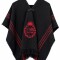 Poncho de niño bordado Rojo