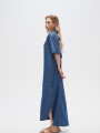 Vestido Danao Azul Medio