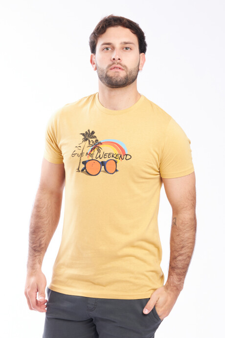 T-SHIRT ARTESA 422 Amarillo