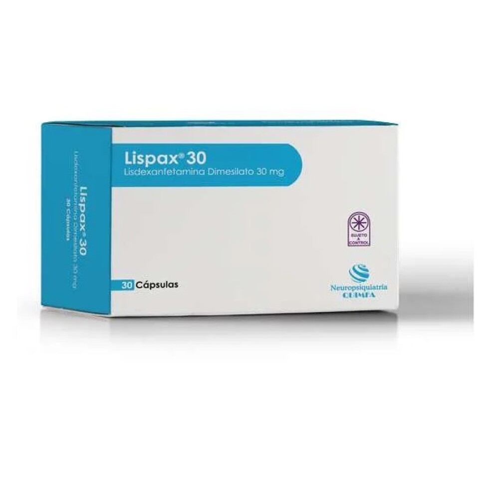 LISPAX 30 MG. CJ X 30 CAPS. única