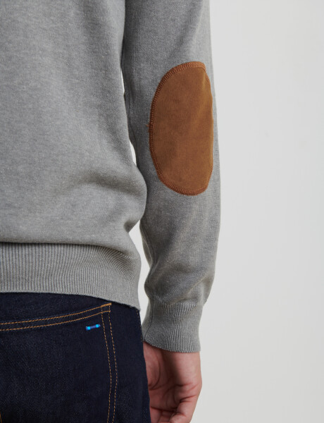 470996 SWEATER MEDIO CIERRE HARRINGTON LABEL Gris