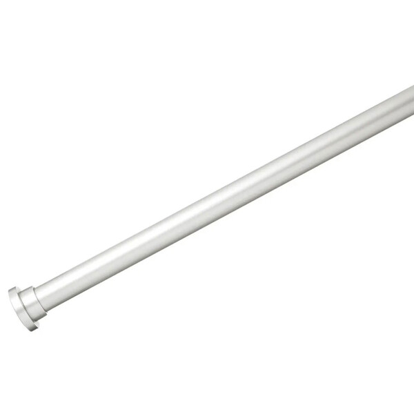 Barrote Extensible Para Cortina Metal 91-137Cm Con Punteros Color Gris