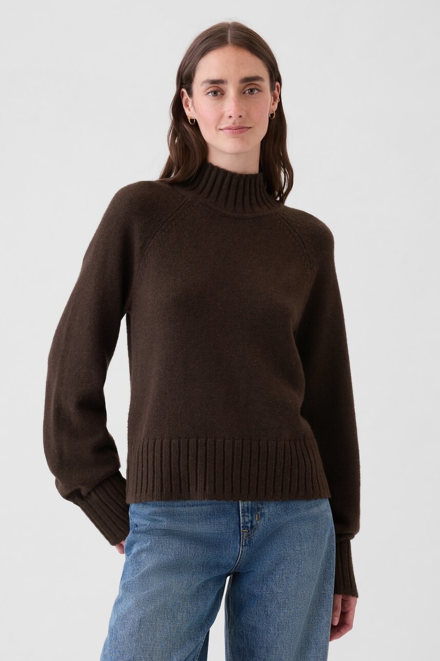 Buzo Polera Cashsoft Mujer Terra Brown