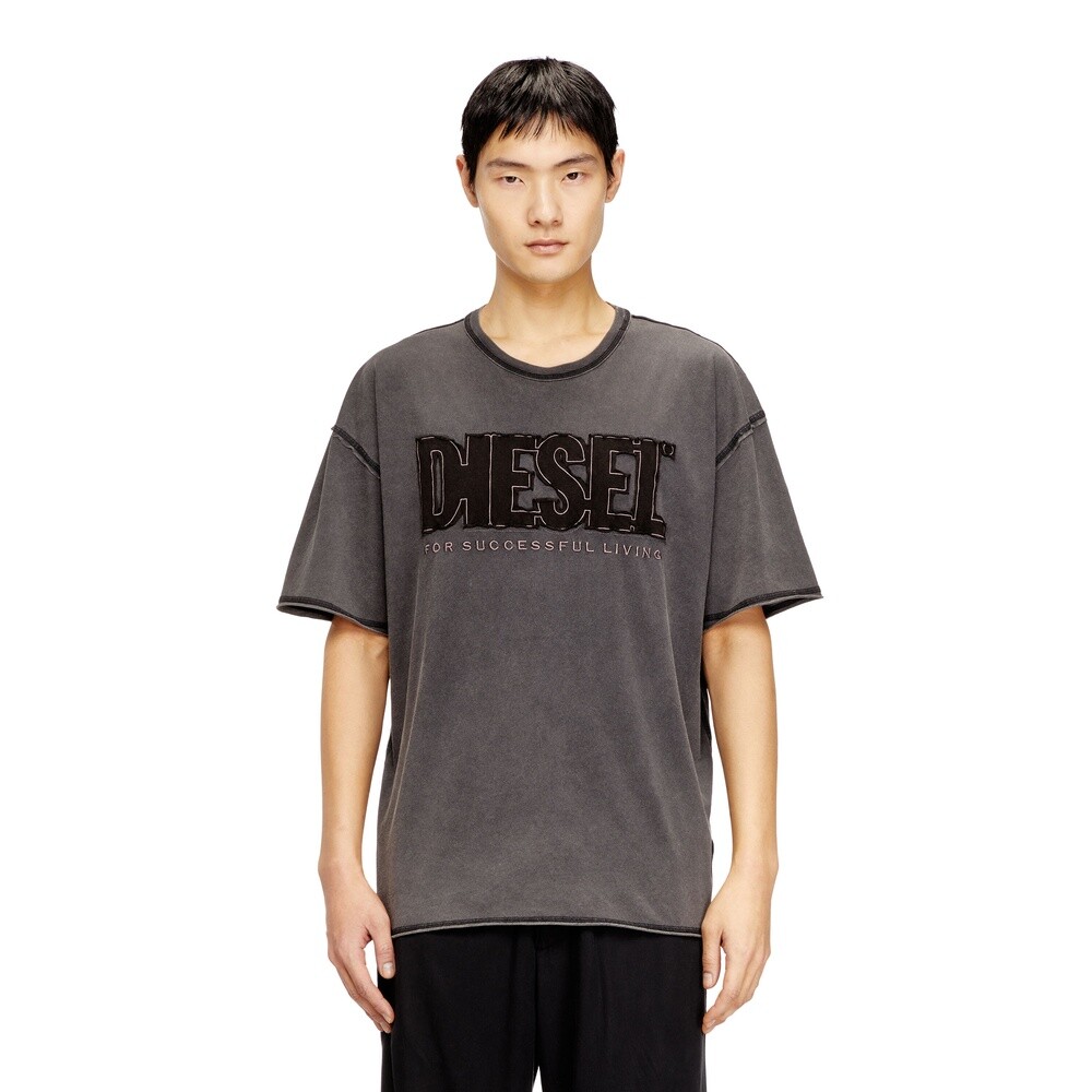 Polos Urbano Para Hombre T-Rawboxt T-Shirt Gris Oscuro