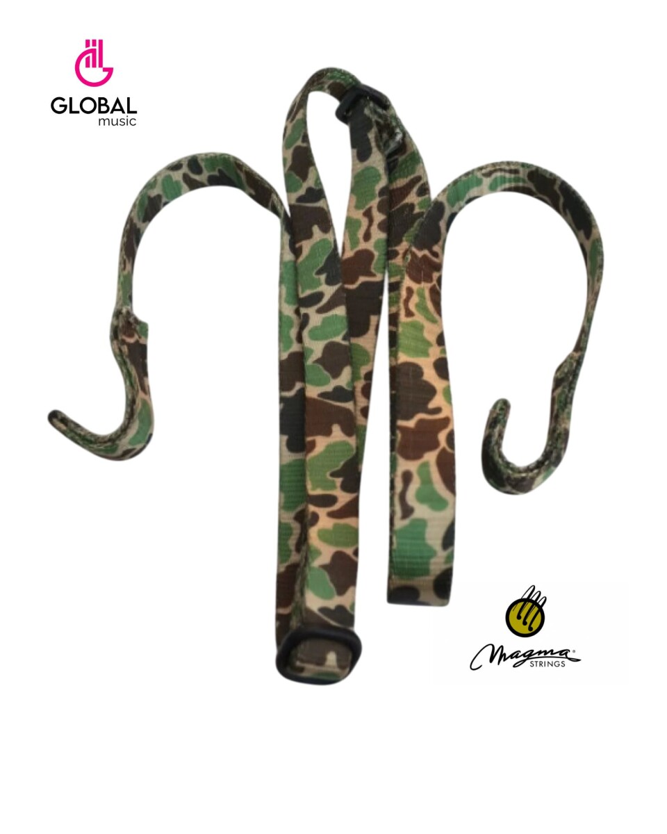 Correa Ukelele Magma Polyester Camuflada Doble 07msu05d 