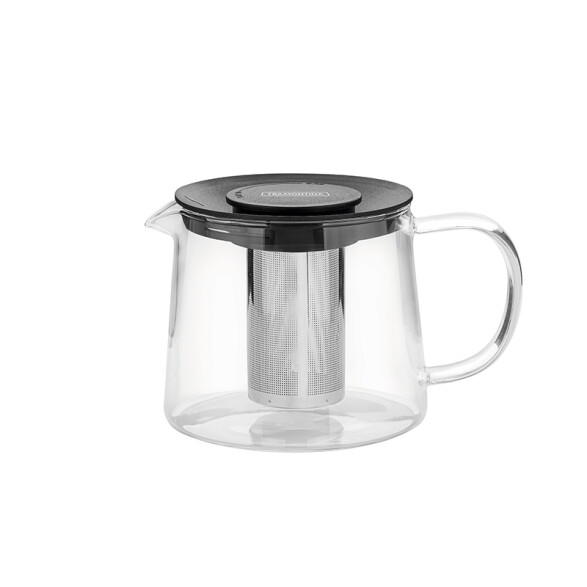 Tetera de vidrio e inox. con infusor 900ml. -TRAMONTINA TF6620