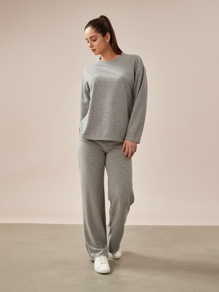 BUZO CLOE GRIS MELANGE C