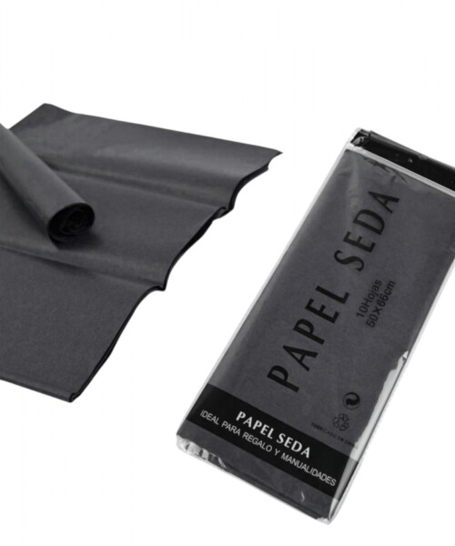 Papel Seda 50x66 cm NEGRO