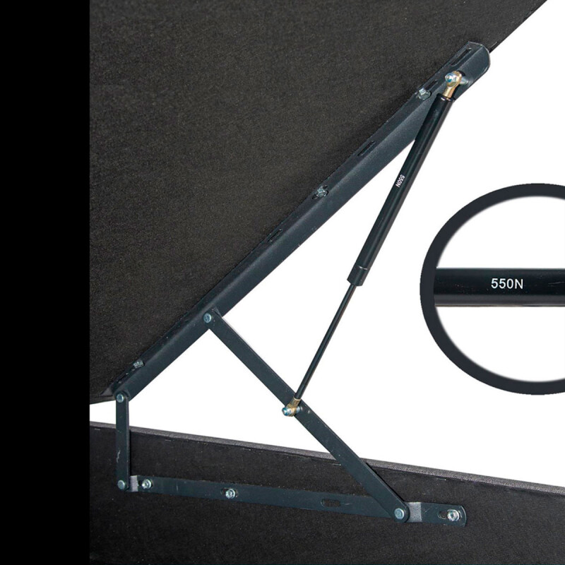 CAMA BAUL 1 plaza 90 x 190 Patas Metal N/A