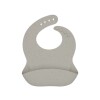Babero Silicona Platinum Kikkaboo Beige