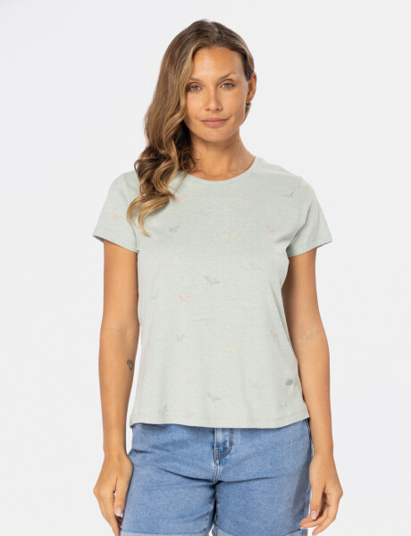 REMERA ESTAMPADA Verde