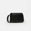 Mini bag Hana en cuero graneado Negro