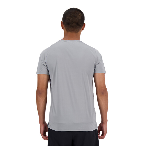 Remera New Balance Run It Gris