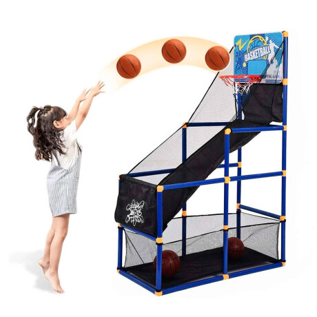 Tablero Basket Lanzador Armable + 2 Pelotas + Inf Bkt001019