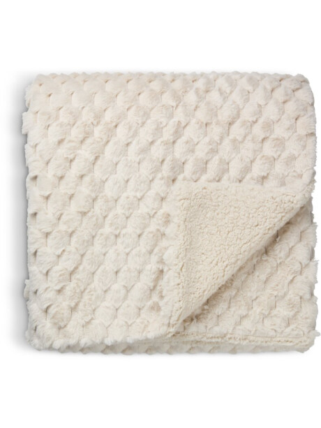 Manta throw HVIDBLOMME 150x200 pelo beige Manta throw HVIDBLOMME 150x200 pelo beige
