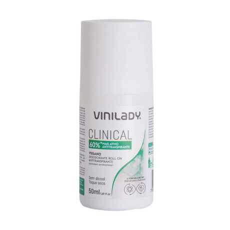 Desodorante Roll On Antitranspirante Clinical 50ml. Vini Lady Desodorante Roll On Antitranspirante Clinical 50ml. Vini Lady