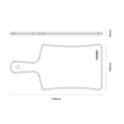 Tabla con mango, línea DELICATE TB1503