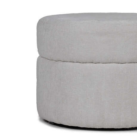 Puff Erin - Tela Microfibra C39 (Hielo)