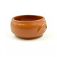 Set x2 Cazuelas con asas cerámica 600 ml D12X6,7H cm TERRACOTA