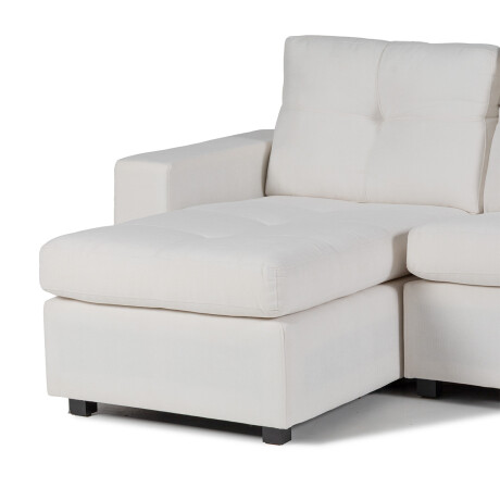 Rinconera Sensa - Tela Microfibra - Chaise izquierdo TC1012 (Marfil)