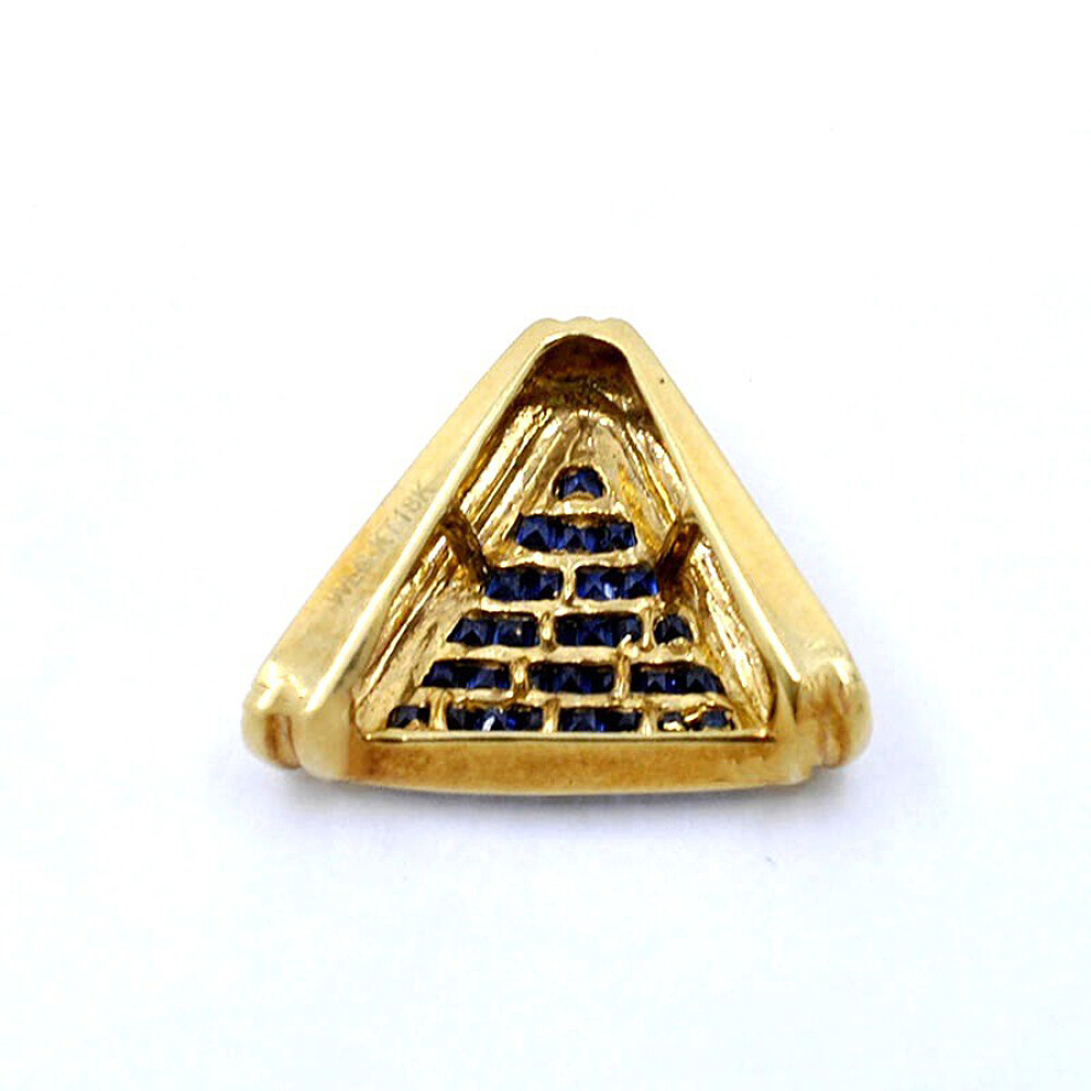 Dije en Oro 18 K Con Zafiros Dije en Oro 18 K Con Zafiros