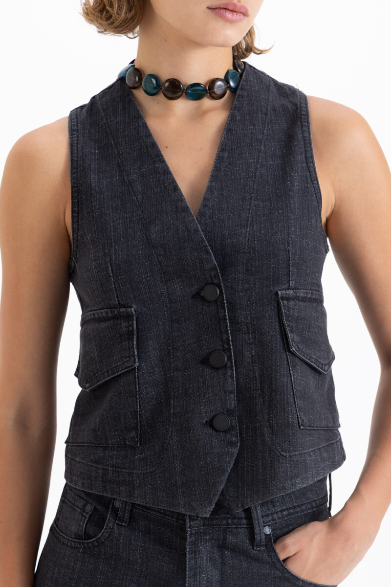 CHALECO ICON BLACK Negro