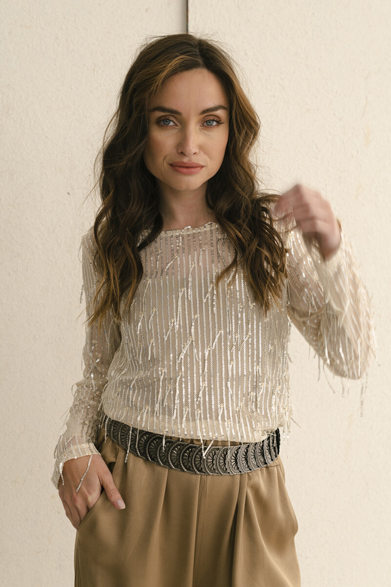 BLUSA MAGIC - BEIGE 