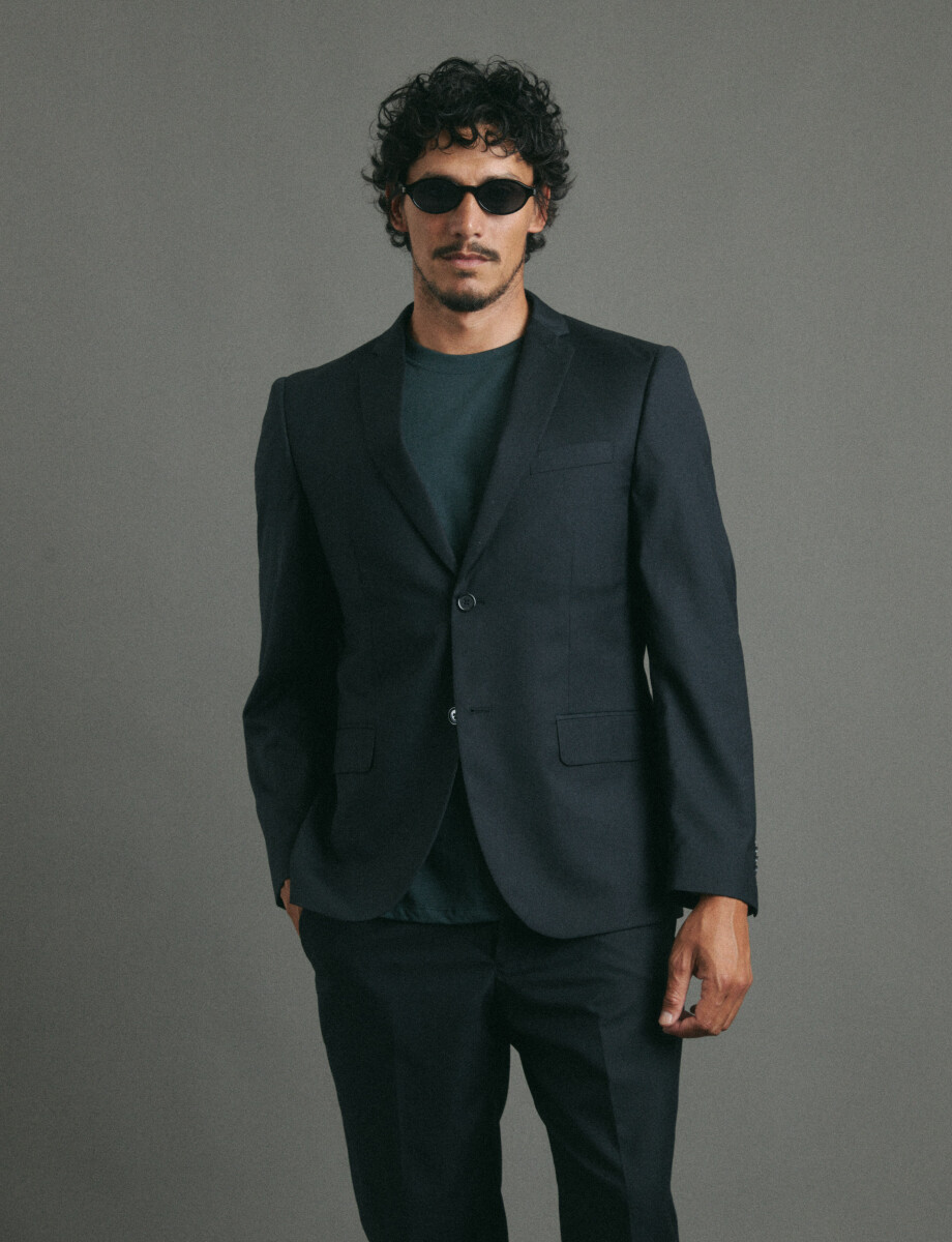 110262 SACO HARRINGTON LABEL Negro