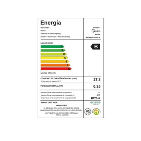 FREEZER MIDEA HORIZONTAL 418 LTS FREEZER MIDEA HORIZONTAL 418 LTS