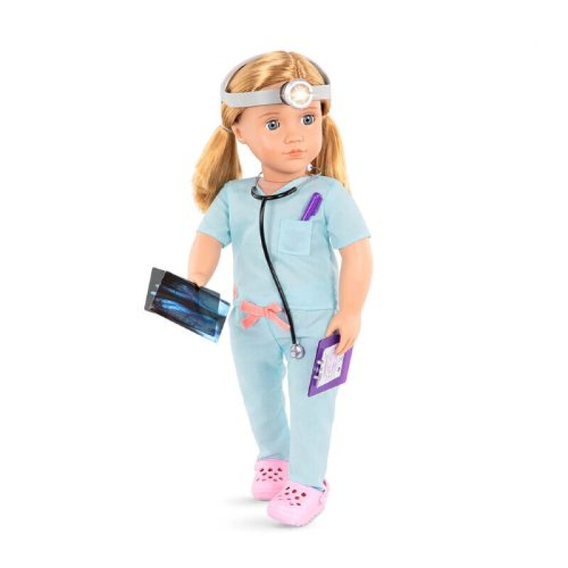 MUÑECA ACTIVIDAD DOCTORA - TONIA - OUR GENERATION Muñeca Actividad Doctora - Tonia - Our Generation