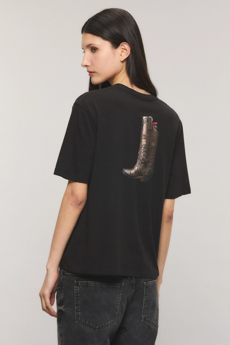 REMERA BOOTLIGHTER Negro