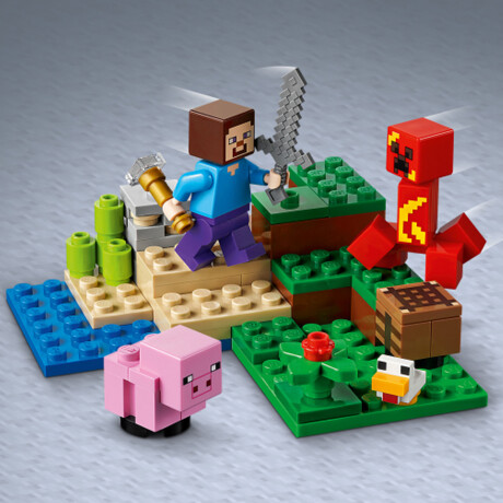Lego Minecraft Emboscada 72 Pcs Unica