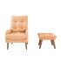 COMBO POLTRONA CON PUF - NANTES - MOSTAZA ROBLES Combo Poltrona Con Puf - Nantes - Mostaza Robles
