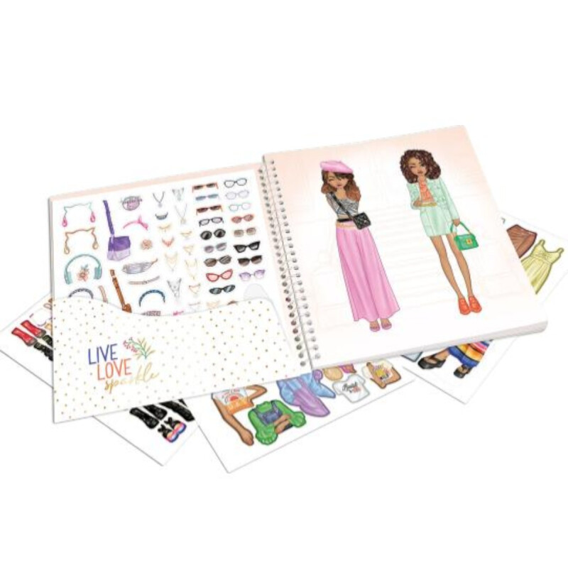Libro de Stickers Top Model Dress Me Up Libro de Stickers Top Model Dress Me Up