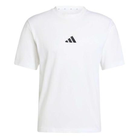 Remera Essentials Small Logo Single de Hombre blanco