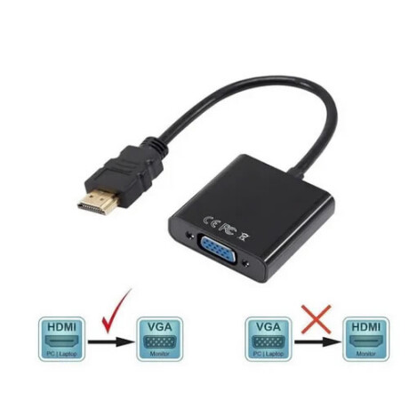 Conversor activo de HDMI a VGA con audio Conversor activo de HDMI a VGA con audio