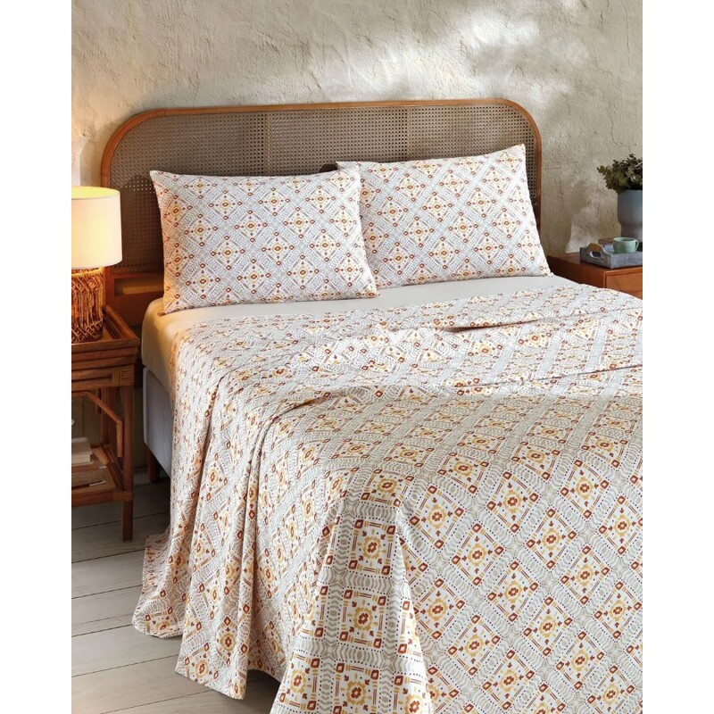 Juego de Sábanas Estampadas 1 Plaza Dohler Viviana 130 Hilos 100% Algodón Juego de Sábanas Estampadas 1 Plaza Dohler Viviana 130 Hilos 100% Algodón