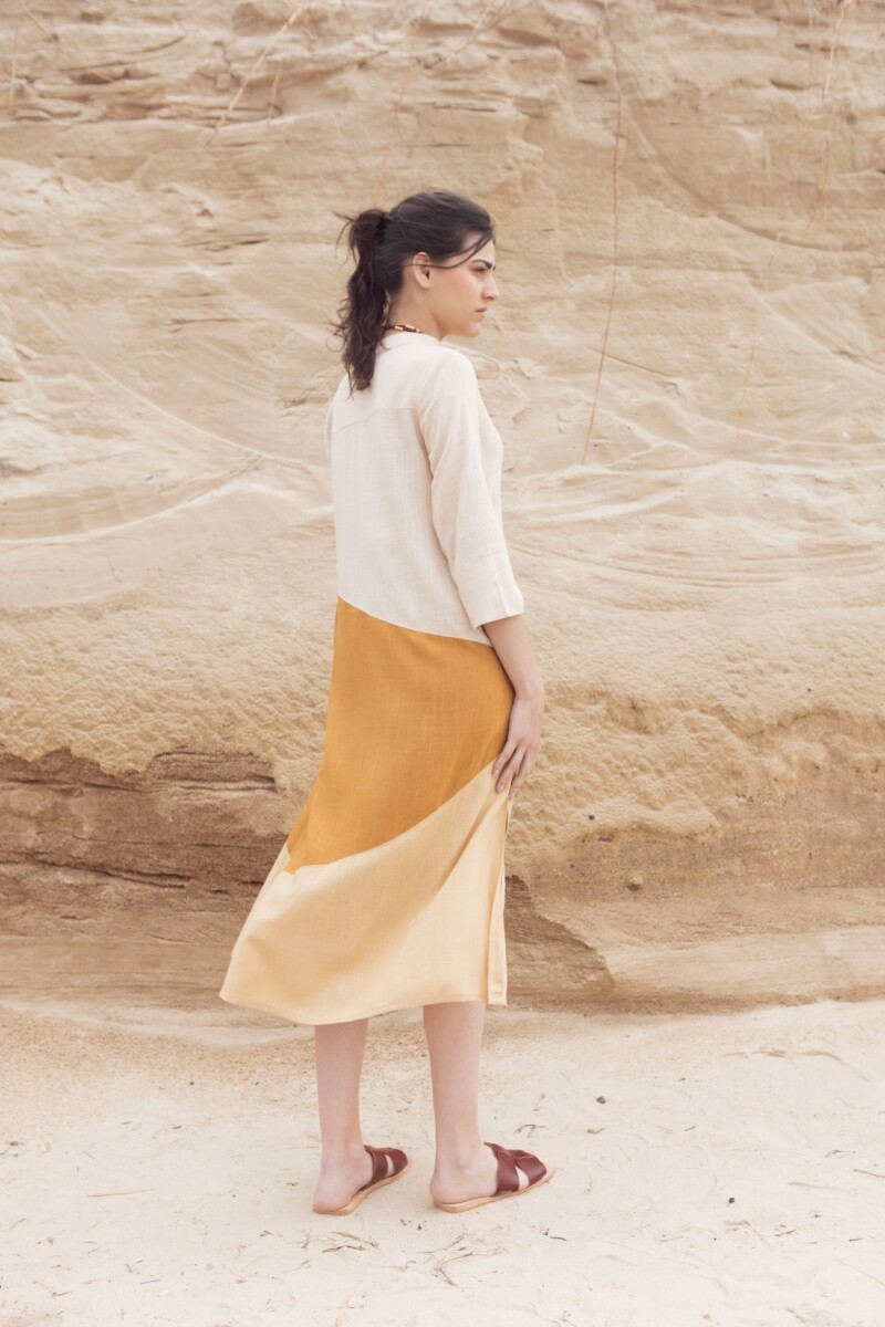 TUNICA SONIA SS24 Beige Camel