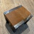 Petit Stool Cowhide Liso Claro