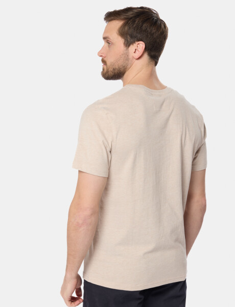 REMERA ESTAMPADA Beige