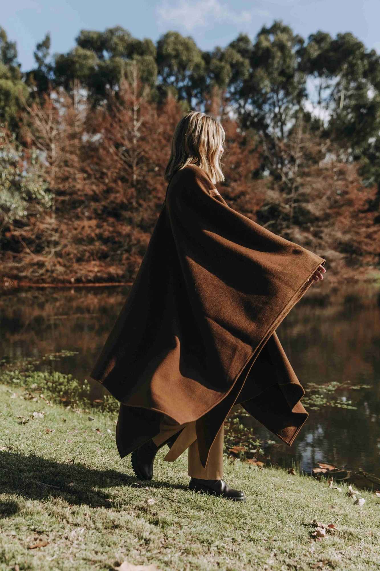 Poncho SM camel n/a